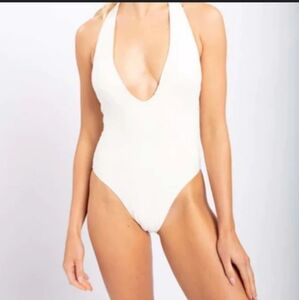 Frederick's Of Hollywood Lola-rae One Piece Halter Swimsuit 1XL